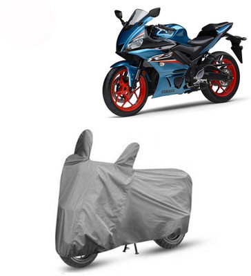 DeepShakshi AUTOMOTIVE Waterproof Two Wheeler Cover for Yamaha(YZF R3, Black)