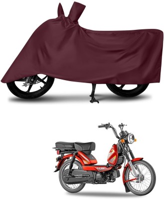 DeepShakshi AUTOMOTIVE Two Wheeler Cover for TVS(Heavy Duty, Maroon)