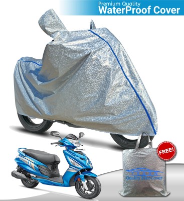 TEASN Waterproof Two Wheeler Cover for Hero(Maestro Edge, Silver)