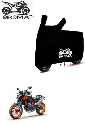 THE REAL ARV Waterproof Two Wheeler Cover for KTM(890 Duke, Black)