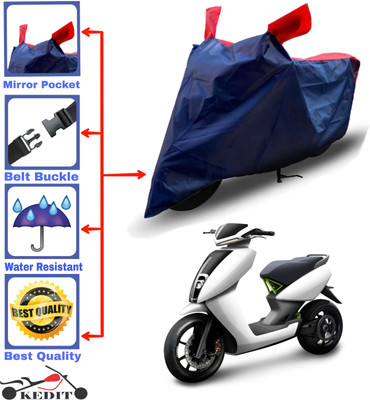 KEDIT Two Wheeler Cover for Ather(450, Red, Blue)