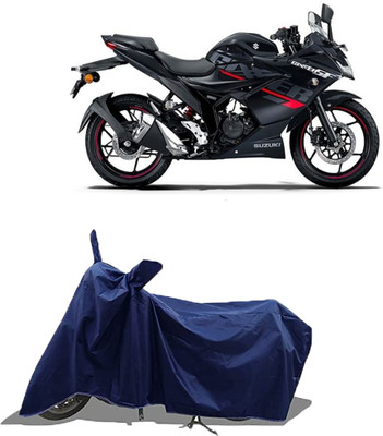 Aoriyon Waterproof Two Wheeler Cover for Suzuki(Gixxer SF, Blue)