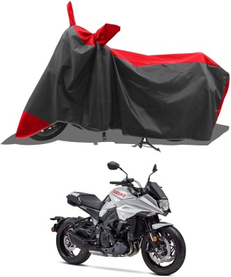 KEDIT Two Wheeler Cover for Suzuki(Katana, Red, Black)