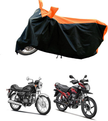 MWBB Waterproof Two Wheeler Cover for Hero(Splendor Pro Classic, Orange)