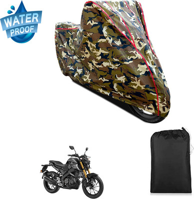 GOSHIV-car and bike accessories Waterproof Two Wheeler Cover for Yamaha(MT 15 New, Yellow)