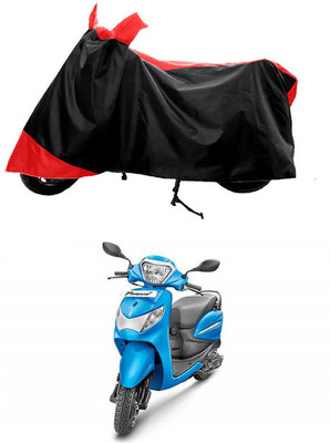 GROFATIK Two Wheeler Cover for Hero(Pleasure+ 110, Red)