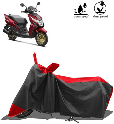 SK AUTO Waterproof Two Wheeler Cover for Honda(Dio, Red)