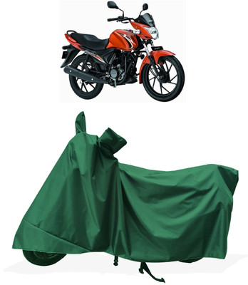 Tricway Two Wheeler Cover for Suzuki(Sling, Green)