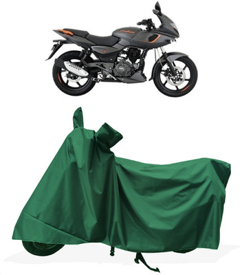 Tricway Two Wheeler Cover for Bajaj(Pulsar 180F BS6, Green)