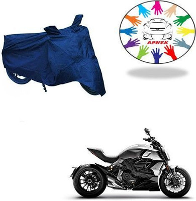 DeepShakshi AUTOMOTIVE Waterproof Two Wheeler Cover for Ducati(Diavel, Blue)