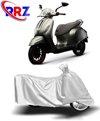 RRZ Waterproof Two Wheeler Cover for Bajaj(Chetak, White)