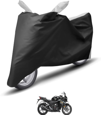 Caronix Waterproof Two Wheeler Cover for Honda(CBR 250R, Silver)