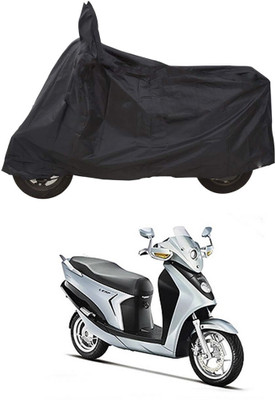 CODOKI Waterproof Two Wheeler Cover for Hero(Leap Hybrid SES BS6, Black)