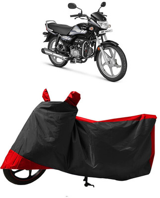 GROFATIK Two Wheeler Cover for Hero(HF Deluxe BS6, Red)