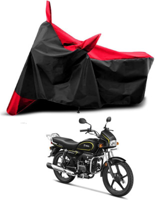KEDIT Two Wheeler Cover for Hero(Splendor NXG, Red, Black)