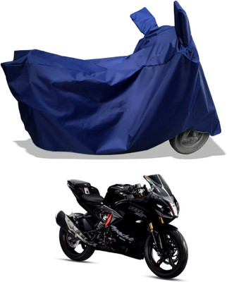 Amexride Two Wheeler Cover for TVS(Apache RTR 310 BS6, Blue)