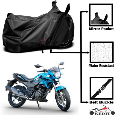 AASHTIK MART Two Wheeler Cover for Universal For Bike(Xtreme 200R, Black)