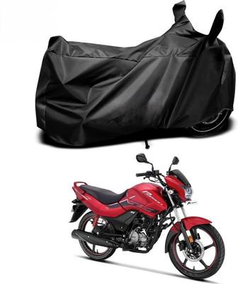 DeepShakshi AUTOMOTIVE Two Wheeler Cover for Hero(MotoCorp Pleasure Plus, Black)