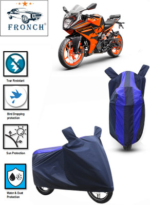 FRONCH Waterproof Two Wheeler Cover for KTM(RC 200, Blue)