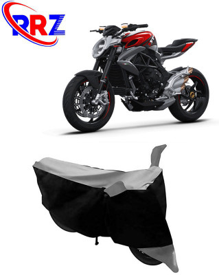 RRZ Waterproof Two Wheeler Cover for MV Agusta(Brutale, Black, Grey)