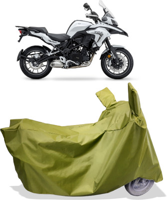 Amexride Two Wheeler Cover for Benelli(TRK 502, Maroon)