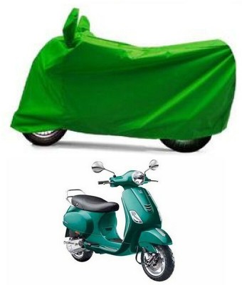 Ascension Two Wheeler Cover for Piaggio(Vespa VXL, Green)