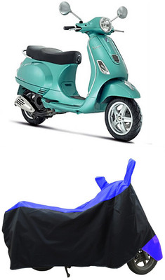 Coxtor Waterproof Two Wheeler Cover for Piaggio(Vespa LX, Blue)