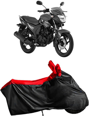 Autofly Waterproof Two Wheeler Cover for Yamaha(SZ-RR, Red, Black)