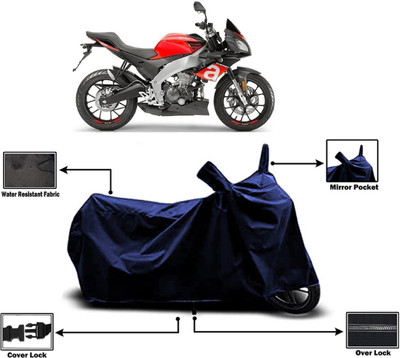 Amexride Two Wheeler Cover for Aprilia(Tuono 150, Blue)