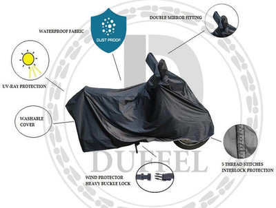 SK AUTO Two Wheeler Cover for Hero(Maestro Edge, Black)