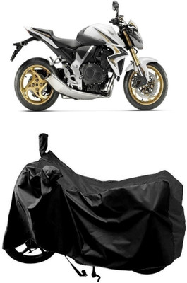 MMSSTAR Waterproof Two Wheeler Cover for Honda(CB 1000R, Black)