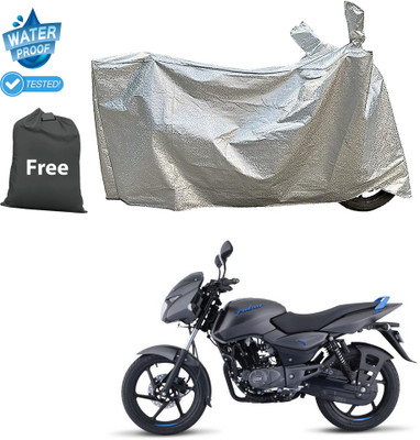 CODOKI Waterproof Two Wheeler Cover for Bajaj(Pulsar 125 Neon BS6, Silver)