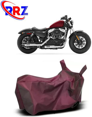 RRZ Waterproof Two Wheeler Cover for Harley Davidson(Forty Eight, Maroon)