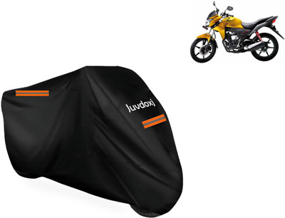 Juvdoxj Waterproof Two Wheeler Cover for Honda(CB Twister, Black)
