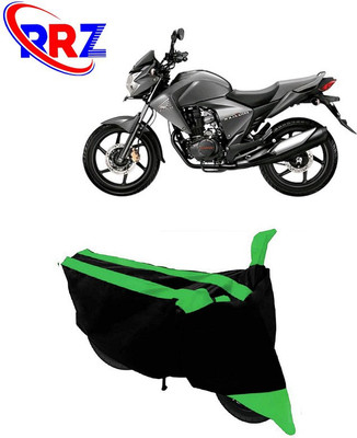 RRZ Waterproof Two Wheeler Cover for Honda(Dazzler, Black, Green)