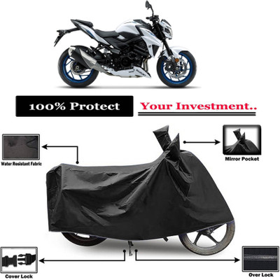 KEDIT Two Wheeler Cover for Suzuki(GSX, Black)