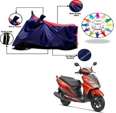 DeepShakshi AUTOMOTIVE Waterproof Two Wheeler Cover for Honda(Grazia, Blue, Red)