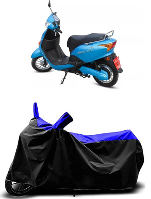 VESMEI Two Wheeler Cover for Hero(Electric Wave Dx, Blue)