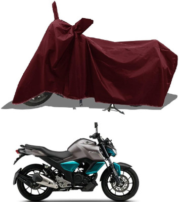 AESTRYD Two Wheeler Cover for Yamaha(FZ S FI New, Maroon)