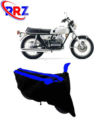 RRZ Waterproof Two Wheeler Cover for Yamaha(RD 350, Black, Blue)