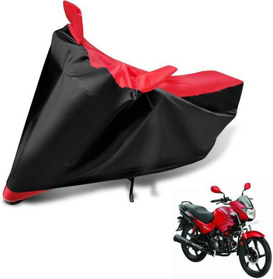 smwzxyu Two Wheeler Cover for Hero(Glamour, Red)