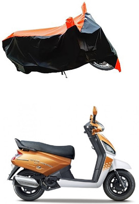 VESMEI Two Wheeler Cover for Mahindra(Gusto 125, Orange)