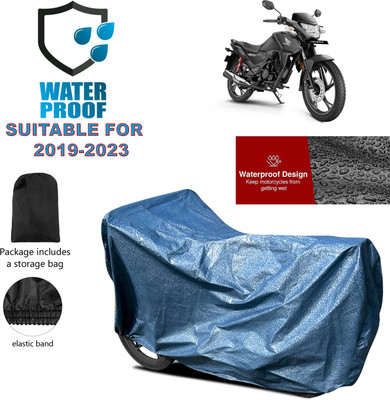 PAGORA Waterproof Two Wheeler Cover for Honda(SP 125, Blue)