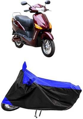 Mdstar Waterproof Two Wheeler Cover for Hero(Electric Optima DX, Blue)