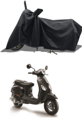 Romeiz Waterproof Two Wheeler Cover for Vespa(Notte 125, Black)