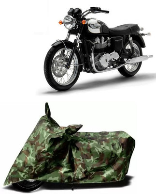 KPIND Waterproof Two Wheeler Cover for Triumph(Street Twin, Multicolor)