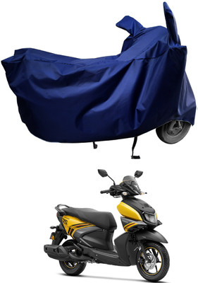 Amexride Two Wheeler Cover for Yamaha(Ray-ZR 125FI, Blue)
