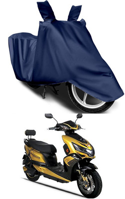 Mdstar Waterproof Two Wheeler Cover for Okinawa(Praise, Blue)