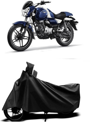 taru Two Wheeler Cover for Bajaj(V12, Black)