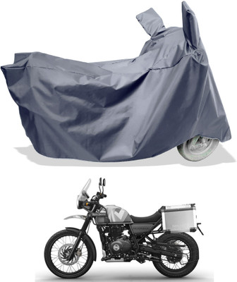 Amexride Two Wheeler Cover for Royal Enfield(500, Grey)